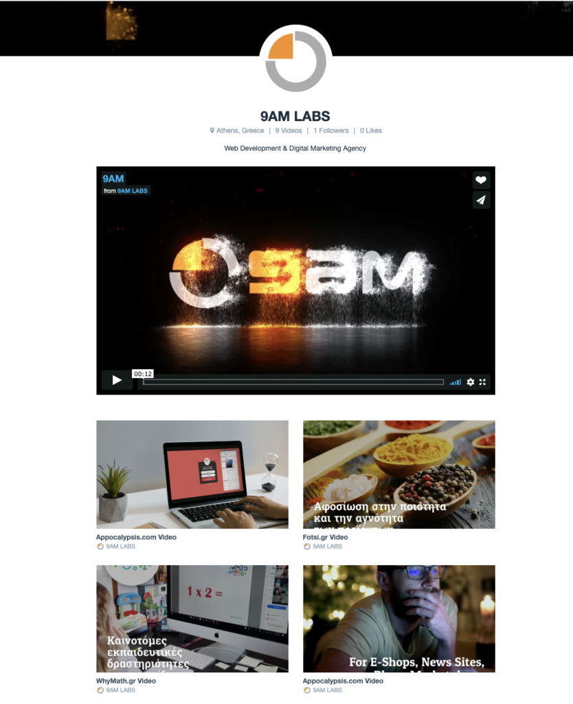 9AM LABS ON VIMEO